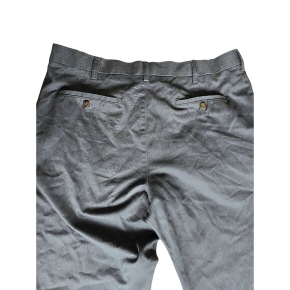 Mens Navy Croft & Barrow Pants 38x29 Cotton/Polyester Blend With Belt Loops & Po - Picture 10 of 10